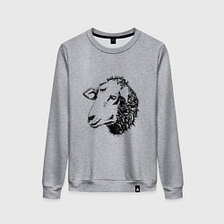 Женский свитшот Black and White Sheep