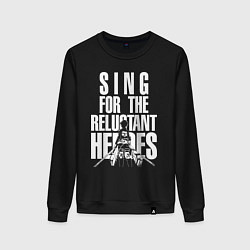 Свитшот хлопковый женский Леви Аккерман - Levi Ackerman, цвет: черный