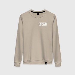 Свитшот хлопковый женский GVS NEW, цвет: миндальный