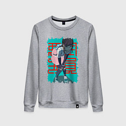 Свитшот хлопковый женский Ordinary Person, цвет: меланж