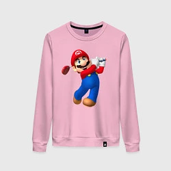 Женский свитшот Марио - крутейший гольфист Super Mario