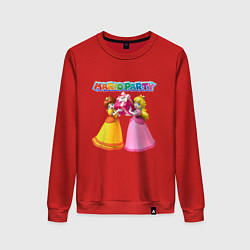 Свитшот хлопковый женский Mario Party Nintendo, цвет: красный