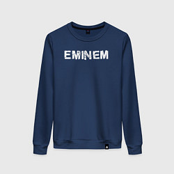 Свитшот хлопковый женский Eminem ЭМИНЕМ, цвет: тёмно-синий