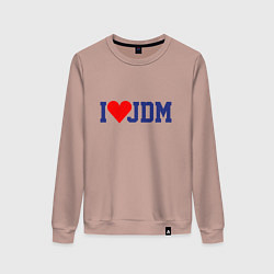 Женский свитшот I love JDM!