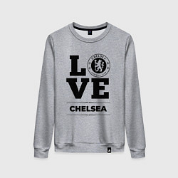 Свитшот хлопковый женский Chelsea Love Классика, цвет: меланж