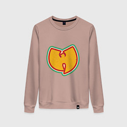 Свитшот хлопковый женский Wu-Tang Colors, цвет: пыльно-розовый