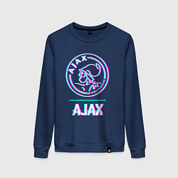 Женский свитшот Ajax FC в стиле glitch