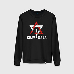 Женский свитшот Krav-maga national wrestling emblem