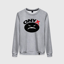 Женский свитшот Onyx logo black