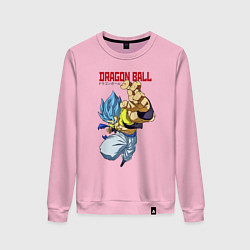 Свитшот хлопковый женский Dragon Ball - Бросок, цвет: светло-розовый