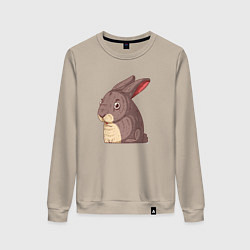 Женский свитшот Забавный зайка