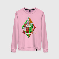 Женский свитшот Демон и амазонка