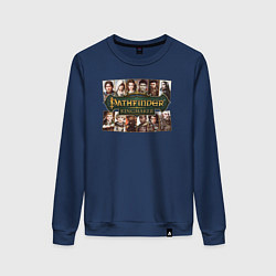 Свитшот хлопковый женский Pathfinder Kingmaker, цвет: тёмно-синий
