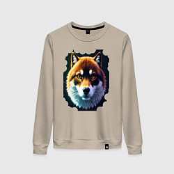 Женский свитшот Shiba пёсель