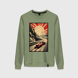 Женский свитшот Формула 50x: Болид