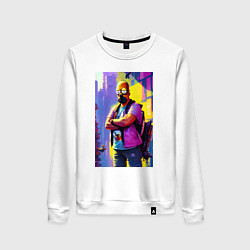 Женский свитшот Homer Simpson - city fantasy