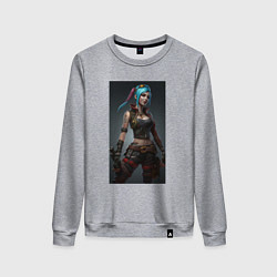 Свитшот хлопковый женский Fantasy Jinx, цвет: меланж