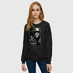 Свитшот хлопковый женский The Outlast Trials Лиланд Койл, цвет: черный — фото 2