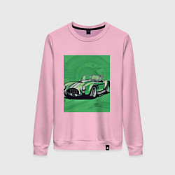 Свитшот хлопковый женский Авто Кобра, цвет: светло-розовый