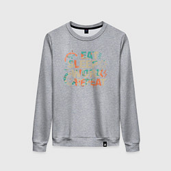 Женский свитшот Eat sleep work repeat