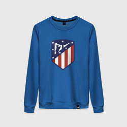 Свитшот хлопковый женский Atletico Madrid FC, цвет: синий