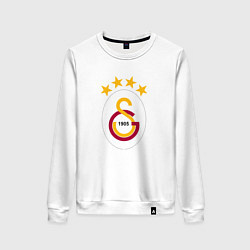 Свитшот хлопковый женский Galatasaray fc sport, цвет: белый