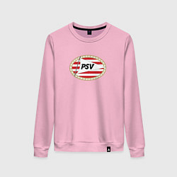 Свитшот хлопковый женский Psv sport fc, цвет: светло-розовый