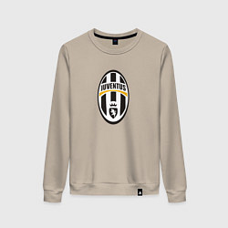 Свитшот хлопковый женский Juventus sport fc, цвет: миндальный