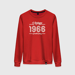 Свитшот хлопковый женский Лимитированный выпуск 1966, цвет: красный