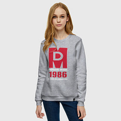 Свитшот хлопковый женский Depeche Mode - Black Celebration album merch, цвет: меланж — фото 2