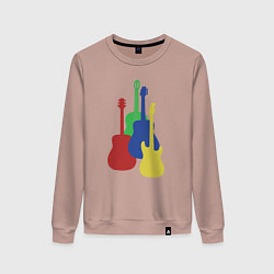 Женский свитшот Цветные мелодии