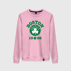 Свитшот хлопковый женский Boston Celtics 1986, цвет: светло-розовый