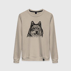 Женский свитшот Ауф волк