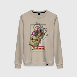 Женский свитшот Game boy tentacles
