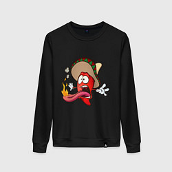 Женский свитшот Горячий мексиканский перец