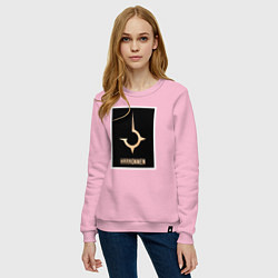 Свитшот хлопковый женский Дом Харконненов из Дюна, цвет: светло-розовый — фото 2