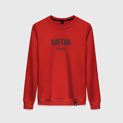 Свитшот хлопковый женский Kaftan, цвет: красный