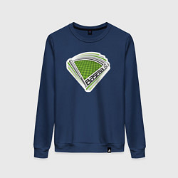 Свитшот хлопковый женский Sport baseball, цвет: тёмно-синий