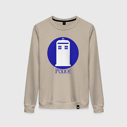 Женский свитшот Tardis police