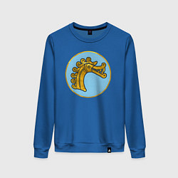 Свитшот хлопковый женский Даны из Total War: Attila, цвет: синий