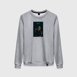 Свитшот хлопковый женский Suga Butter, цвет: меланж