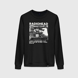 Женский свитшот Radiohead band