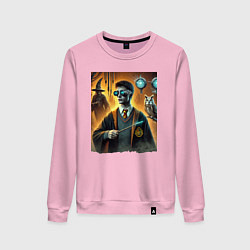 Свитшот хлопковый женский Harry Potter - steampunk fantasy, цвет: светло-розовый