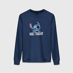 Женский свитшот Not today Stitch