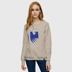 Свитшот хлопковый женский Grey Wardens - Dragon Age, цвет: миндальный — фото 2