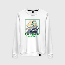 Свитшот хлопковый женский Сахароза, цвет: белый