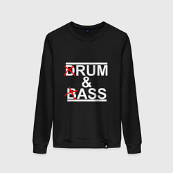 Женский свитшот Drum and bass black