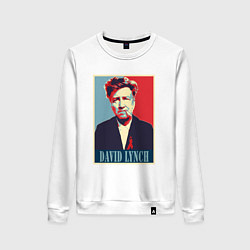 Свитшот хлопковый женский David Lynch, цвет: белый