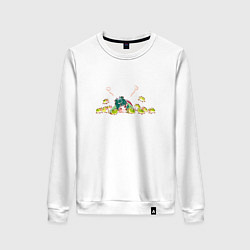 Женский свитшот МаоМао и лягушки - Монолог Фармацевта