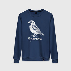 Женский свитшот Воробей в готическом стиле